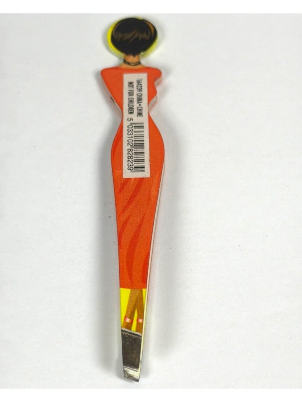 Limited Edition Beauty Secrets Lady Tweezers Slant Tip Orange Dress Discontinued - Picture 2 of 8